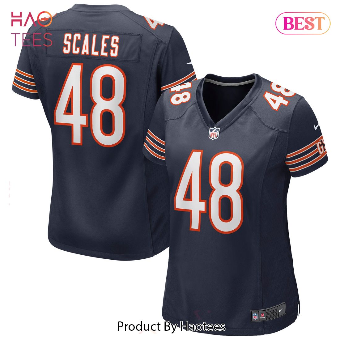 Patrick Scales Chicago Bears Nike Women’s Game Jersey Navy