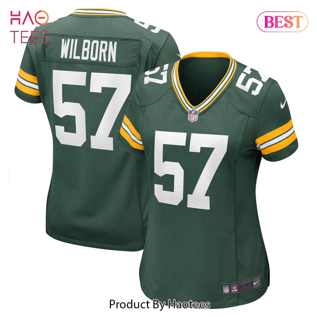 Ray Wilborn Green Bay Packers Nike Women’s Game Jersey Green