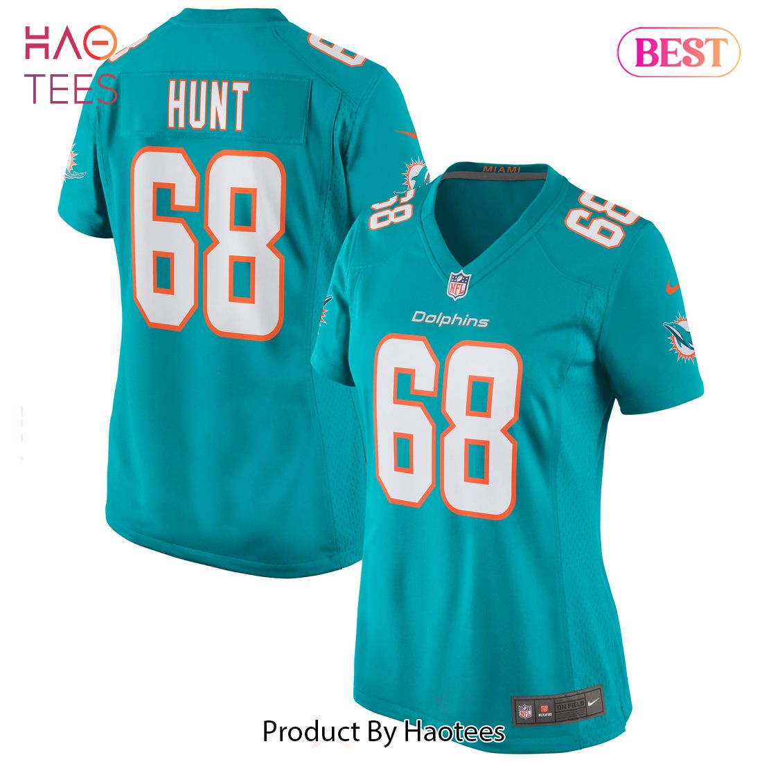 Robert Hunt Miami Dolphins Nike Women’s Game Jersey Aqua Luxury Store