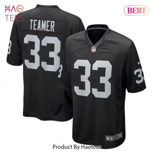 Roderic Teamer Las Vegas Raiders Nike Game Jersey Black Roderic Teamer Las Vegas Raiders Nike Game Jersey Black