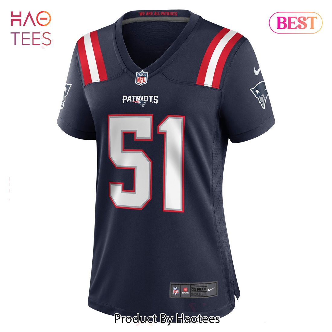 Ronnie Perkins New England Patriots Nike Women’s Game Jersey Navy Luxury Store