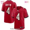 Ryan Griffin Tampa Bay Buccaneers Nike Game Jersey Red