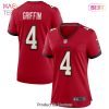 Ryan Griffin Tampa Bay Buccaneers Nike Game Jersey Red Ryan Griffin Tampa Bay Buccaneers Nike Game Jersey Red