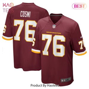 Sam Cosmi Washington Football Team Nike Game Jersey Burgundy Sam Cosmi Washington Football Team Nike Game Jersey Burgundy