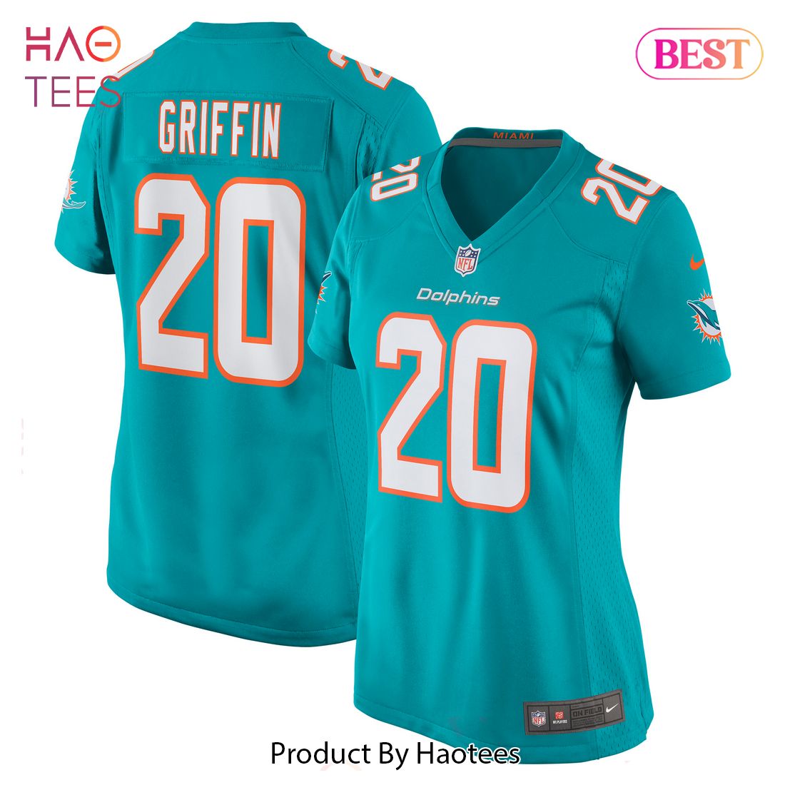 Shaquem Griffin Miami Dolphins Nike Women’s Player Game Jersey Aqua Luxury Store