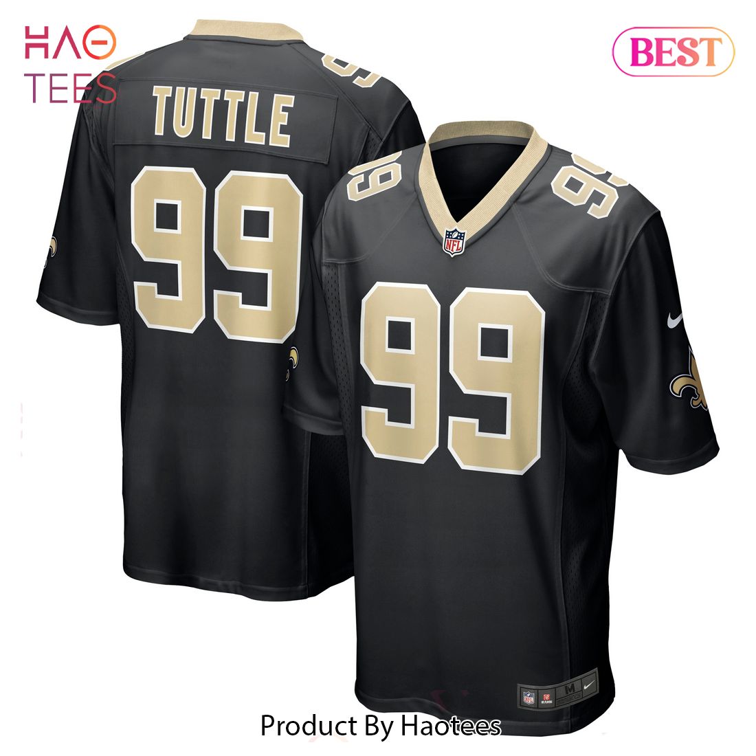 Shy Tuttle New Orleans Saints Nike Game Jersey Black Luxury Store