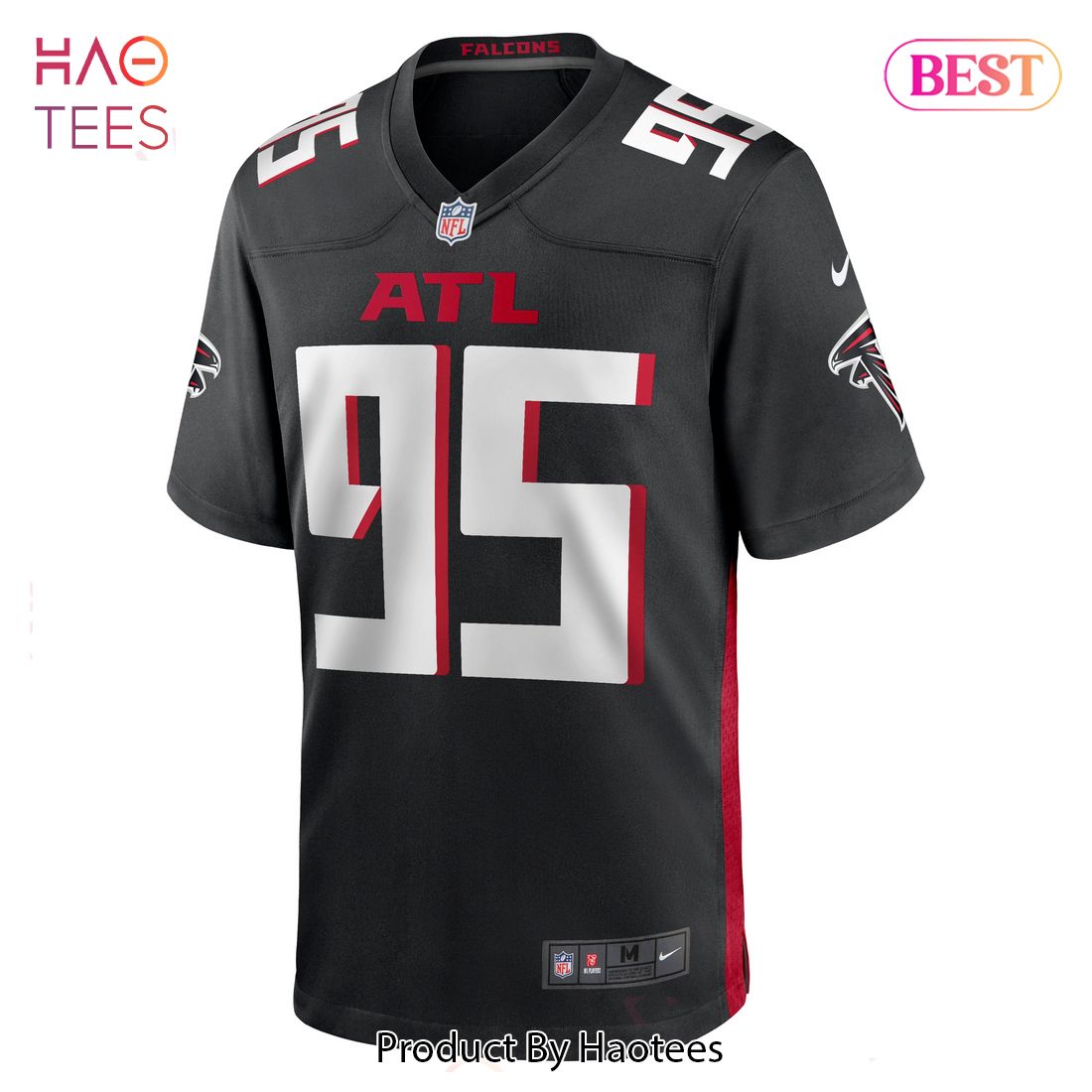 Ta’Quon Graham Atlanta Falcons Nike Game Jersey Black Luxury Store