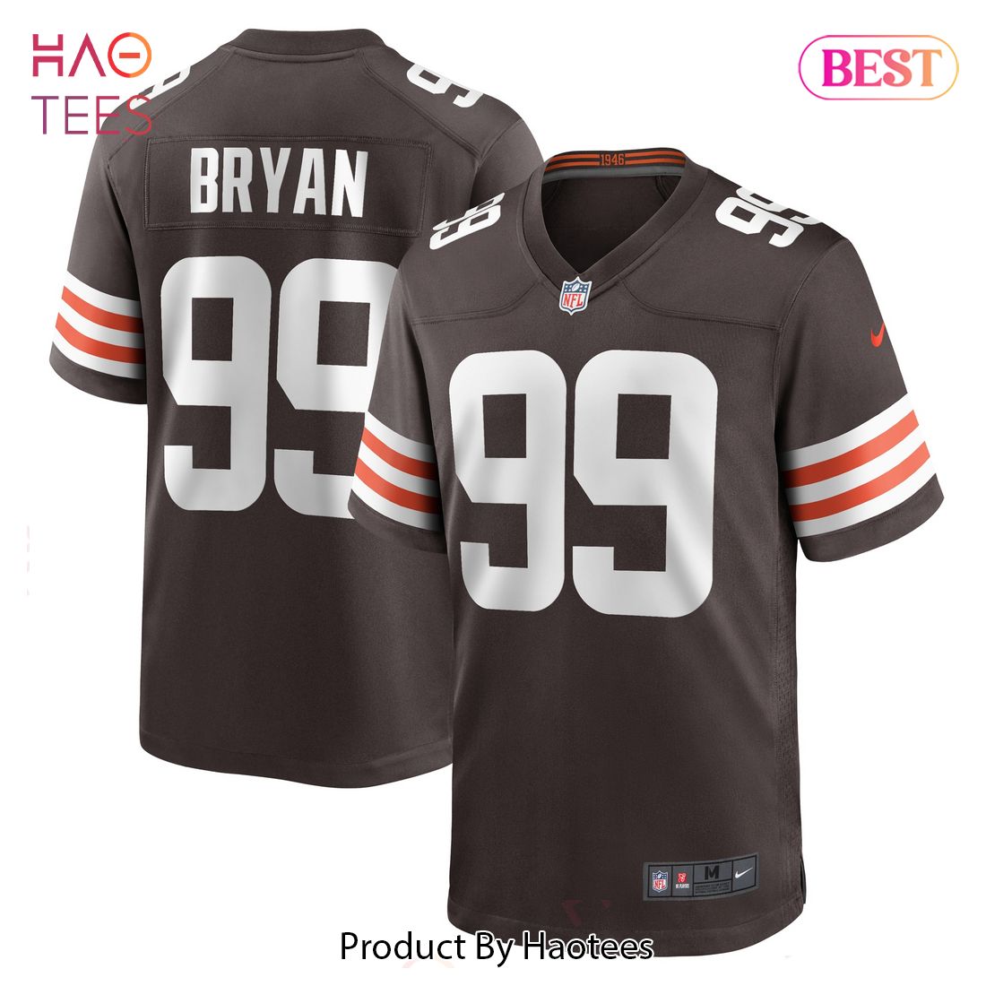 Taven Bryan Cleveland Browns Nike Game Jersey Brown Luxury Store