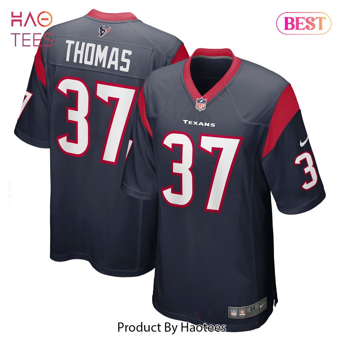 Tavierre Thomas Houston Texans Nike Game Player Jersey Navy Luxury Store