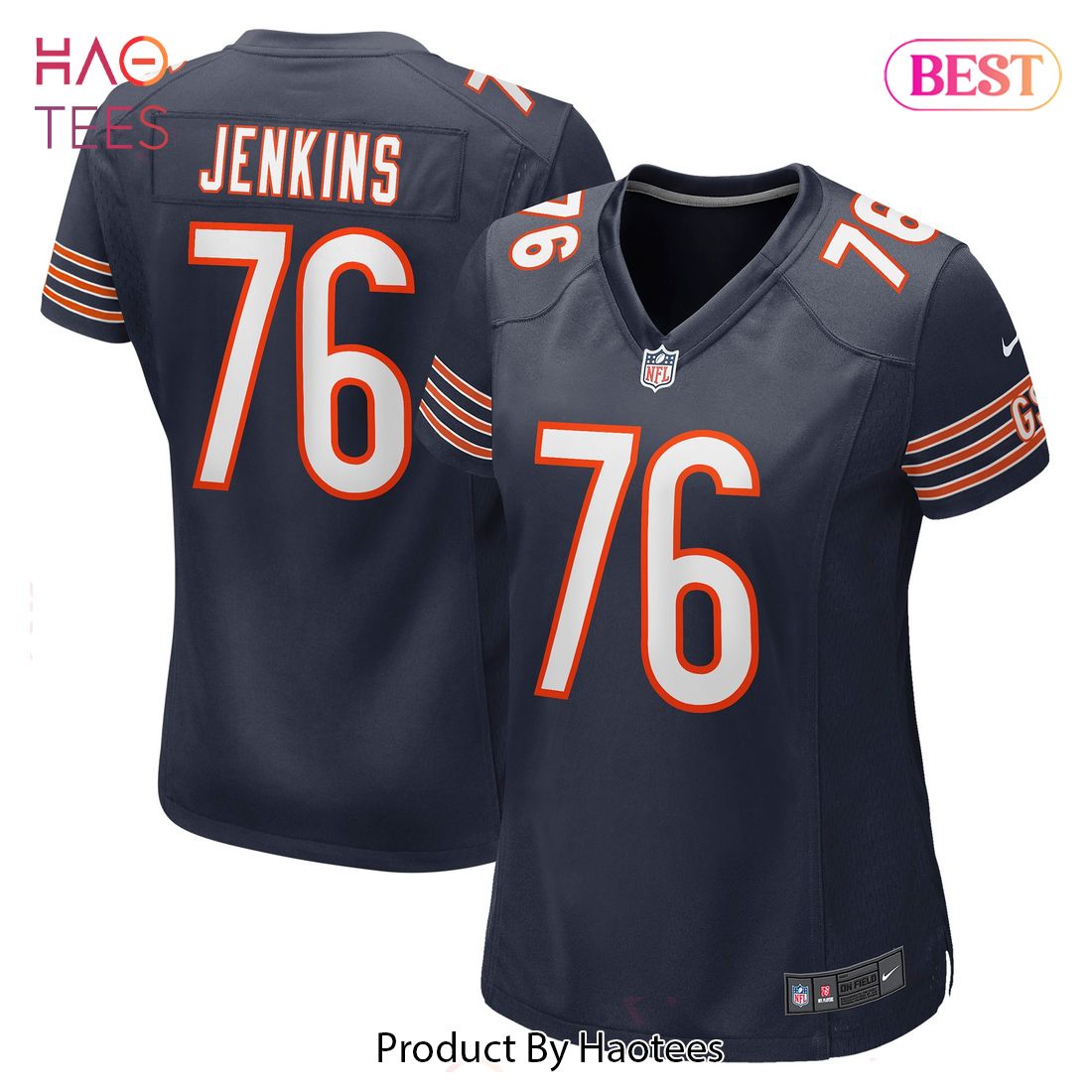 Teven Jenkins Chicago Bears Nike Women’s Game Jersey Navy Luxury Store