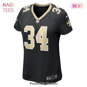 Tony Jones Jr. New Orleans Saints Nike Women’s Player Game Jersey Black