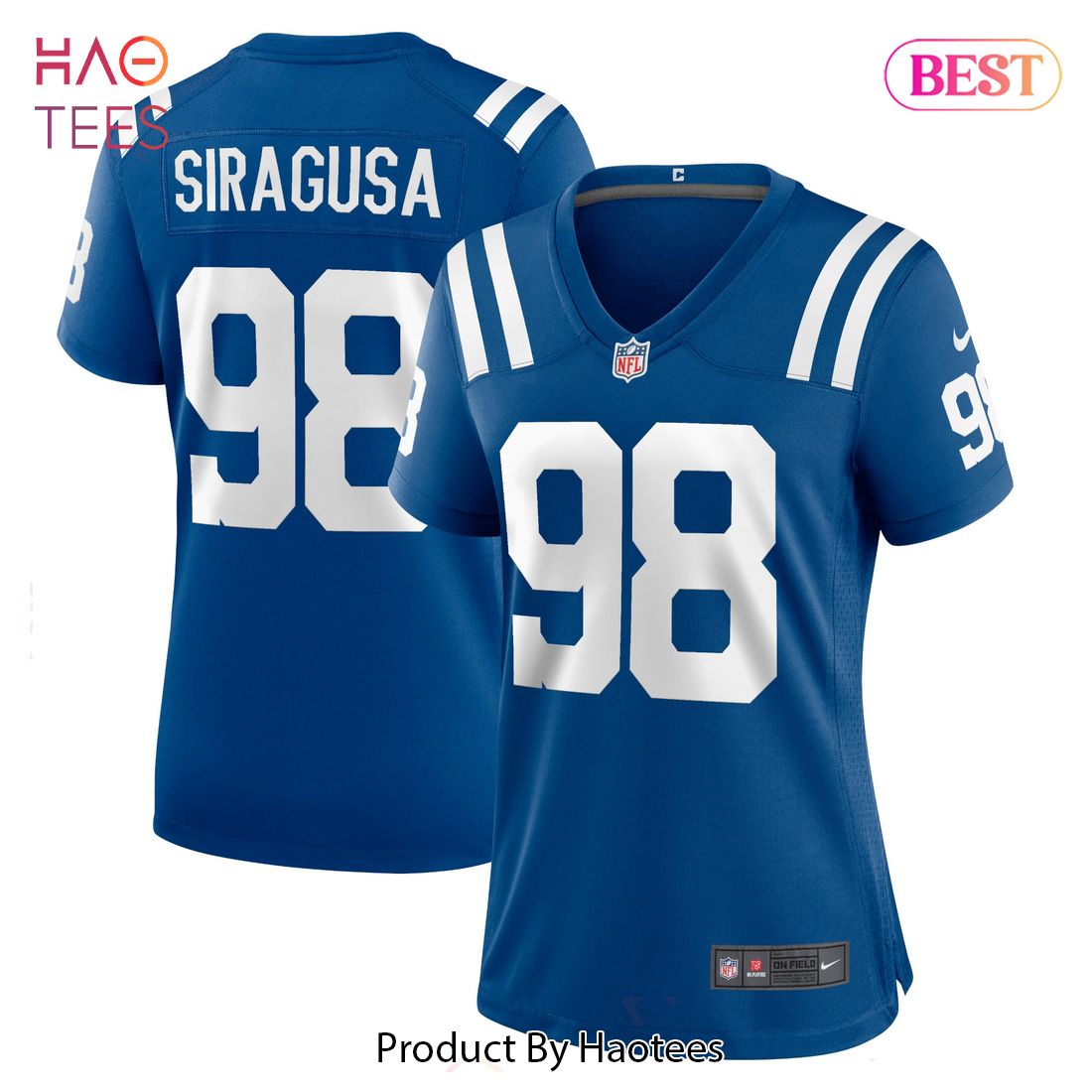 Tony Siragusa Indianapolis Colts Nike Women’s Game Retired Player Jersey Royal Luxury Store