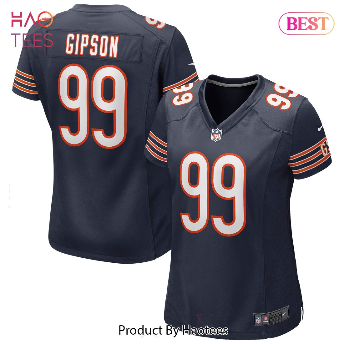 Trevis Gipson Chicago Bears Nike Women’s Game Jersey Navy Luxury Store