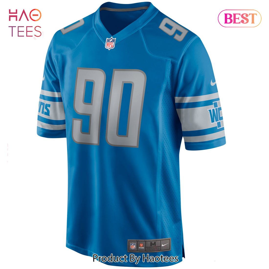 Trey Flowers Detroit Lions Nike Game Jersey Blue Luxury Store