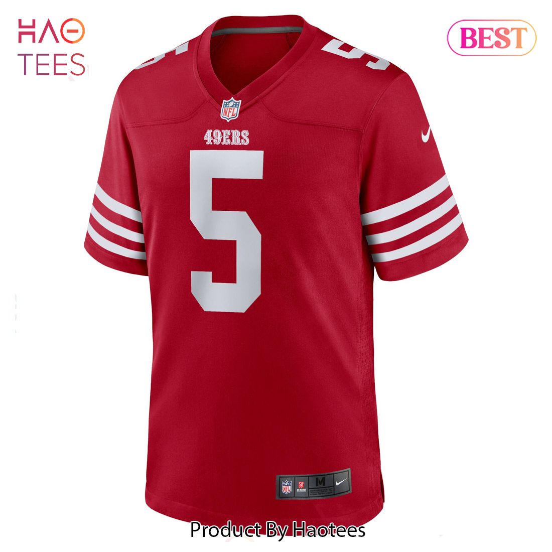 Trey Lance San Francisco 49ers Nike Team Game Jersey Scarlet Luxury Store