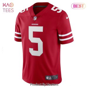 Trey Lance San Francisco 49ers Nike Vapor Limited Player Jersey Scarlet