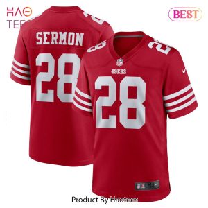 Trey Sermon San Francisco 49ers Nike Player Game Jersey Scarlet Trey Sermon San Francisco 49ers Nike Player Game Jersey Scarlet