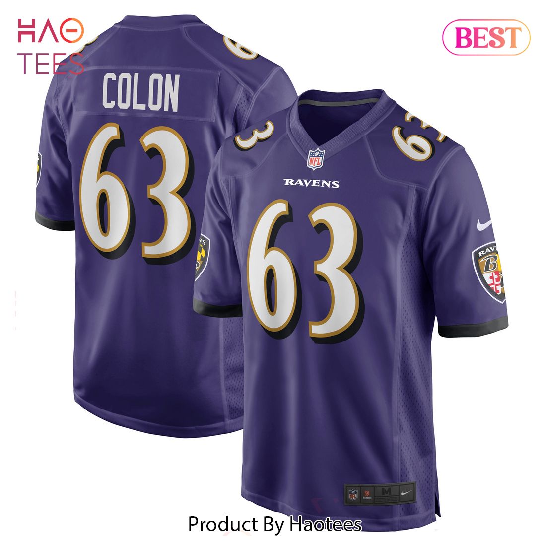 Trystan Colon Baltimore Ravens Nike Game Player Jersey Purple Luxury Store