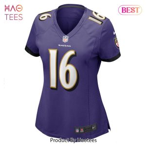 Tylan Wallace Baltimore Ravens Nike Women’s Game Jersey Purple