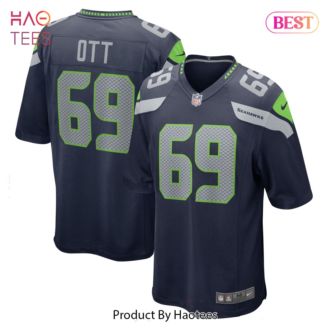 Tyler Ott Seattle Seahawks Nike Game Jersey College Navy Luxury Store