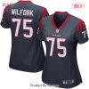 Vince Wilfork Houston Texans Nike Women’s Game Jersey Navy Blue