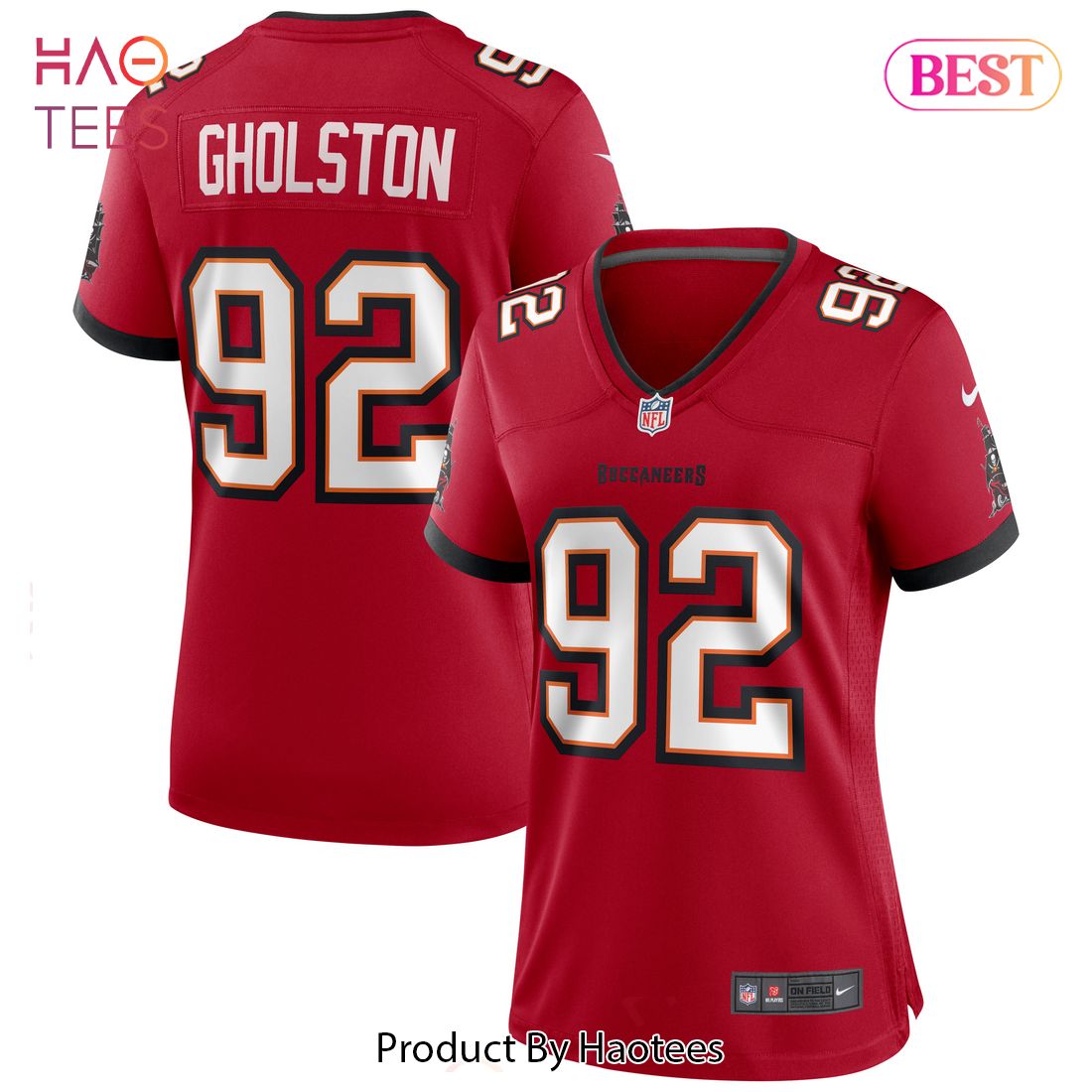 William Gholston Tampa Bay Buccaneers Nike Women’s Game Jersey Red Luxury Store