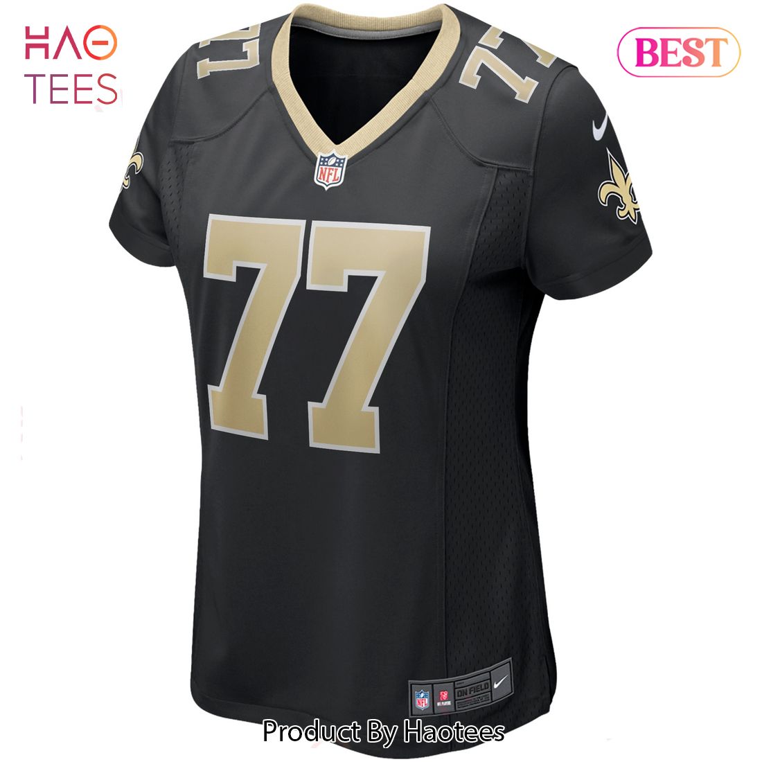 Willie Roaf New Orleans Saints Nike Women's Game Retired Player Jersey Black