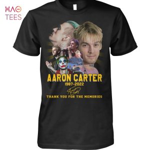 Aaron Carter 1987 2022 Thank You For The Memories Shirt