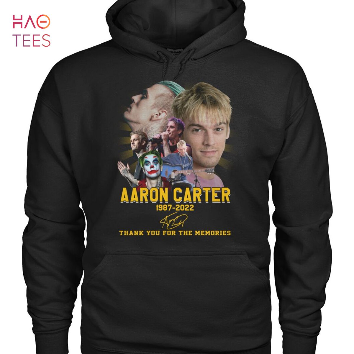 Aaron Carter 1987 2022 Thank You For The Memories Shirt Aaron Carter 1987 2022 Thank You For The Memories Shirt