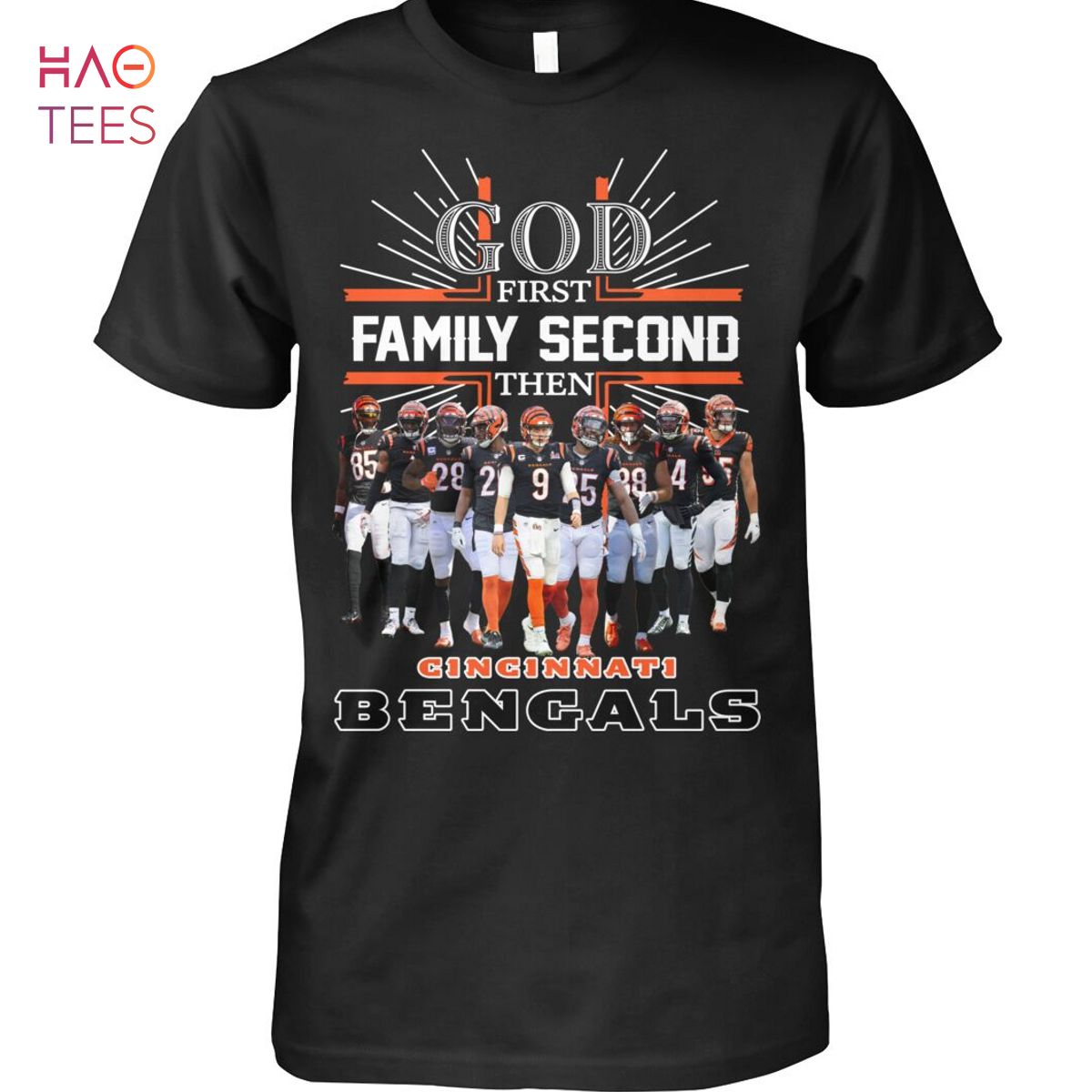 God First Family Second The Cincinnati BenGals Shirt