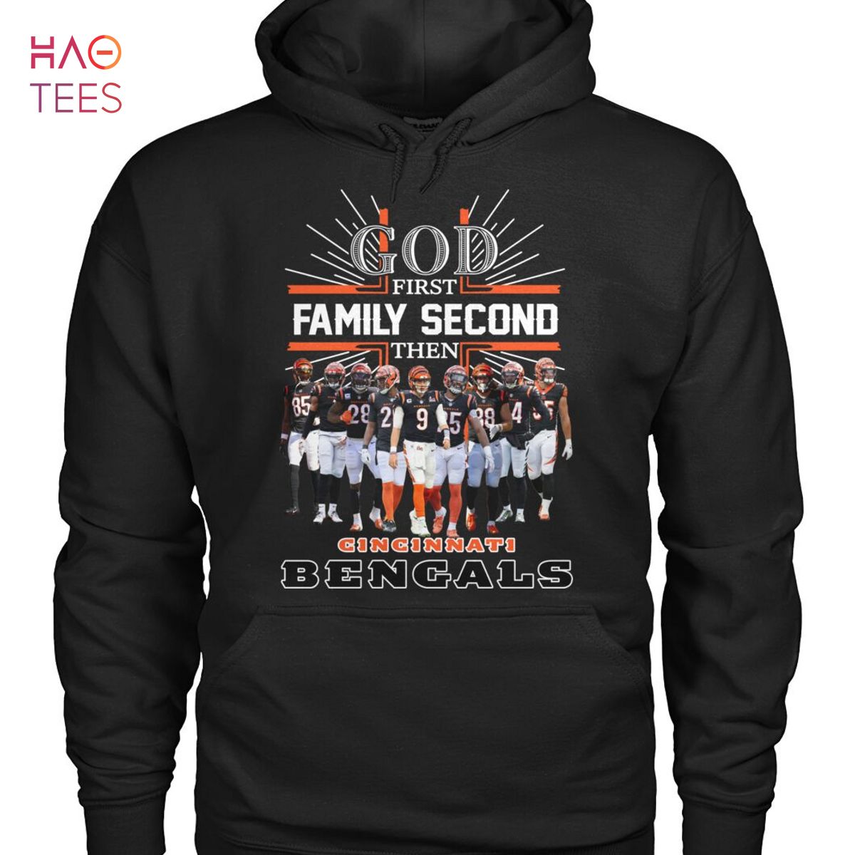 Cincinnati Bengals Men's King Of The North T Shirt - Jolly Family Gifts