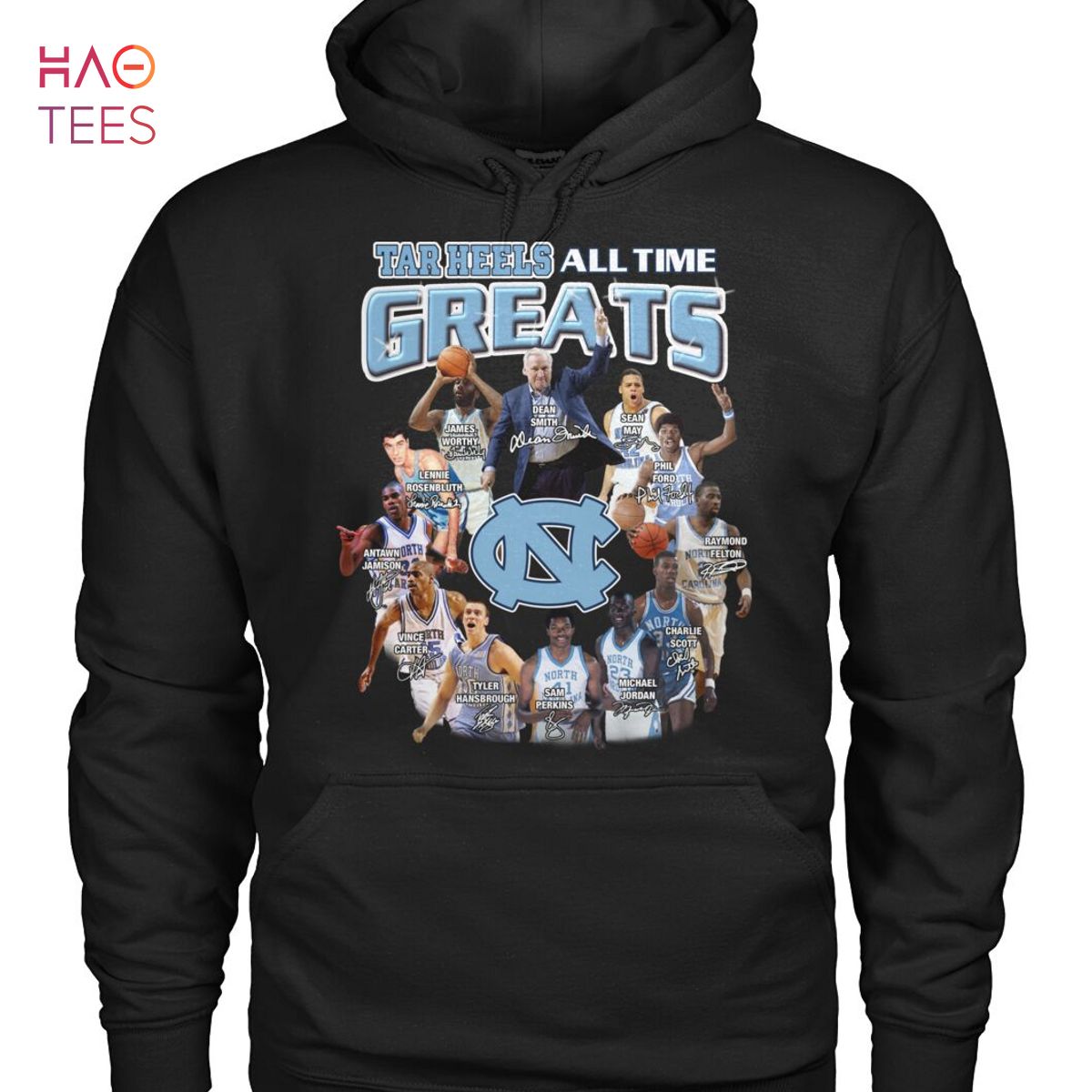 Tar Heels All Time Greats Shirt Limited Edition