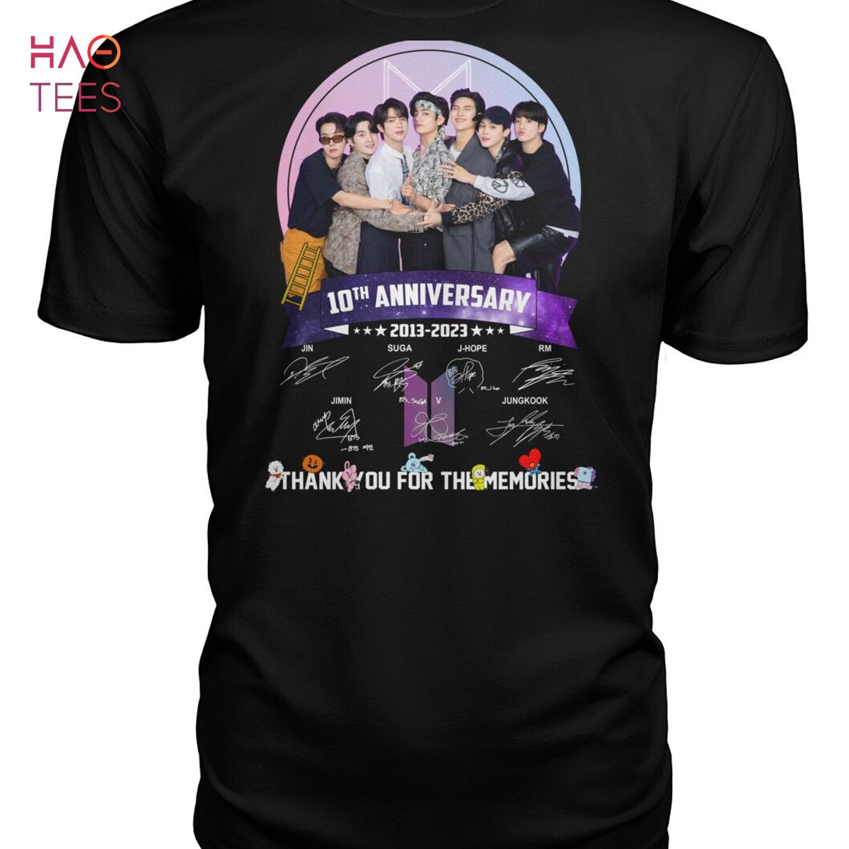 10 Anniversary 2013 2023 Thank You For The Memories T Shirt Unisex T Shirt