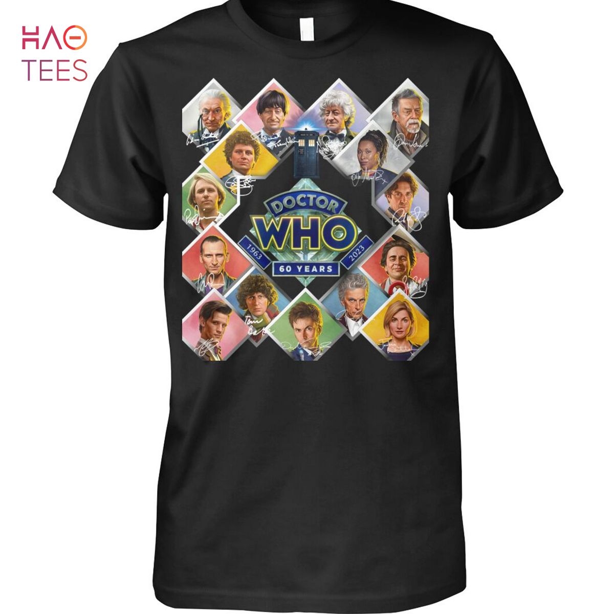 Doctor Who 1963 2023 60 Years T Shirt Unisex