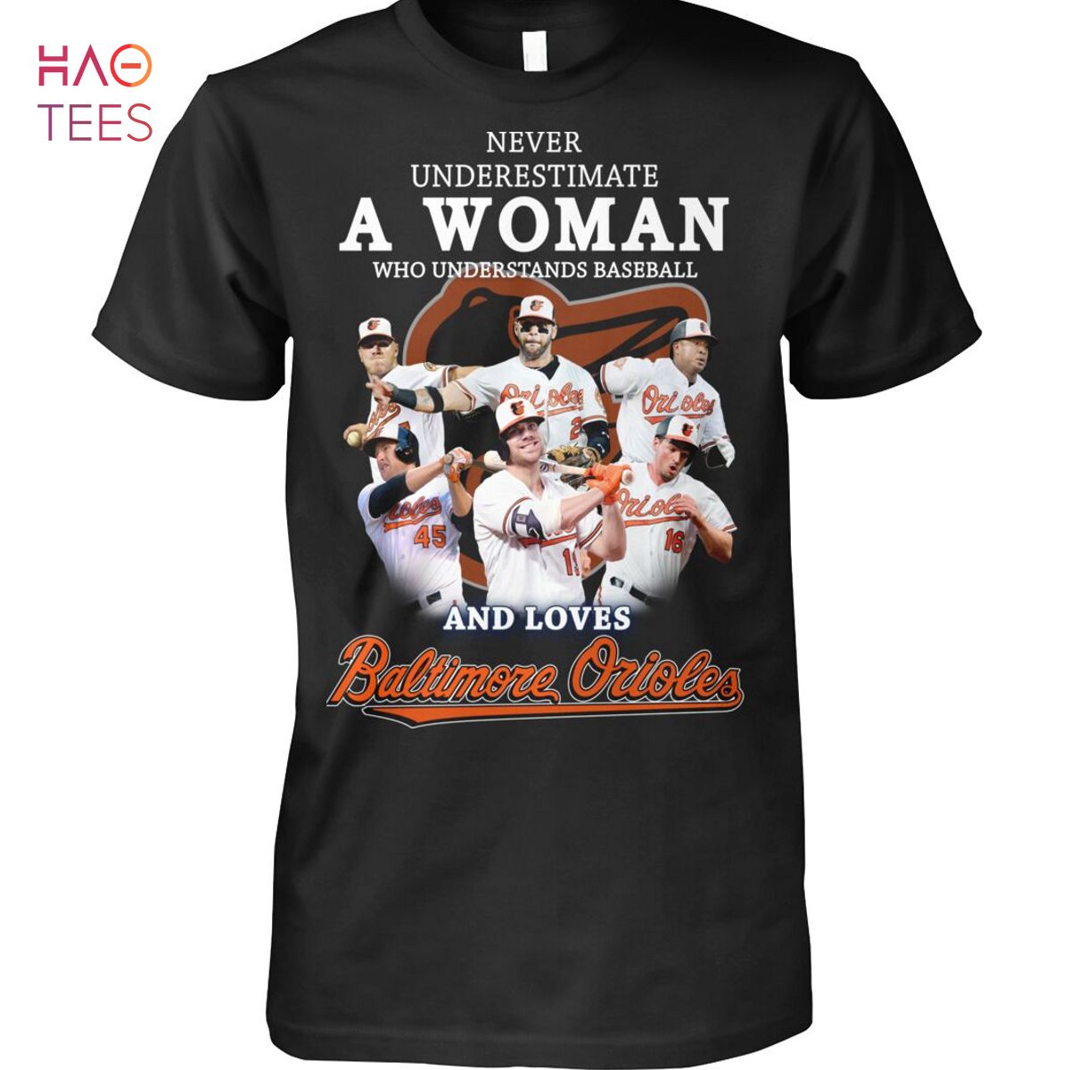 Never Underestimata Who Understands Baseball And Love Baltimore Orioles T Shirt