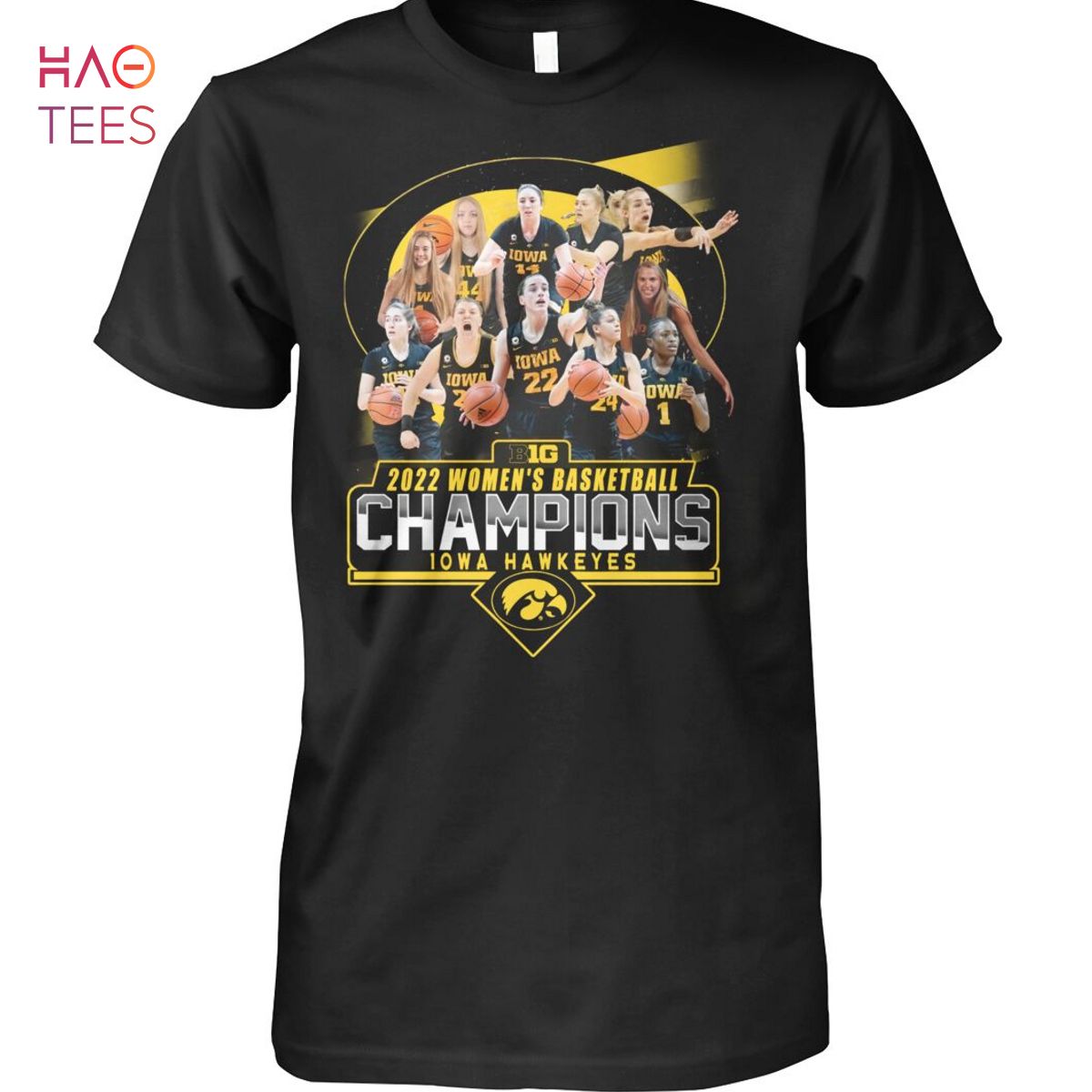 Big 2022 Women s Basketball Champions 10Wa Hawkeyes T Shirt