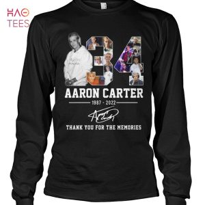 Aaron Carter 1987 2022 Thank You For The Memories T Shirt
