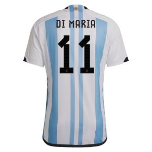 Argentina Angel Di Maria Jersey 2023 Qatar World Cup