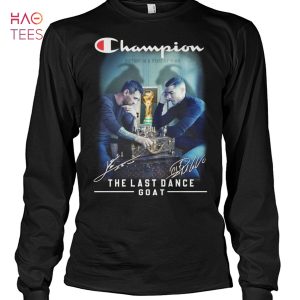 Champion The Last Dance Goat Lionel Messi And Cristiano Ronaldo T Shirt