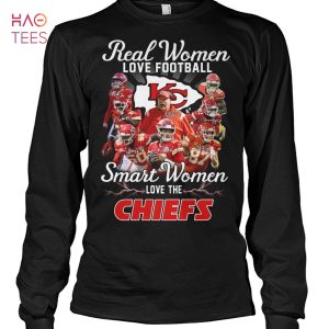 Real Women Love Football Smart Women Love The Chiefs T Shirt