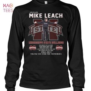 Air Raid Mike Leach Mississippi State Bulldogs 1961 2022 Thank You For The Memories T Shirt