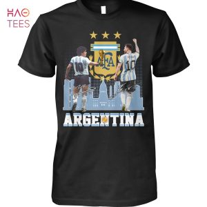 Diego Maradona And Messi Argentina World Cup T Shirt Unisex T Shirt