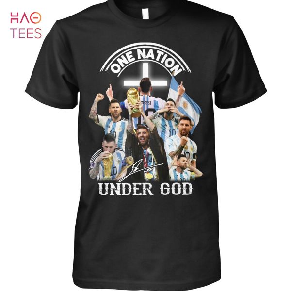 Messi World Cup One Nation Under God T Shirt Unisex T Shirt