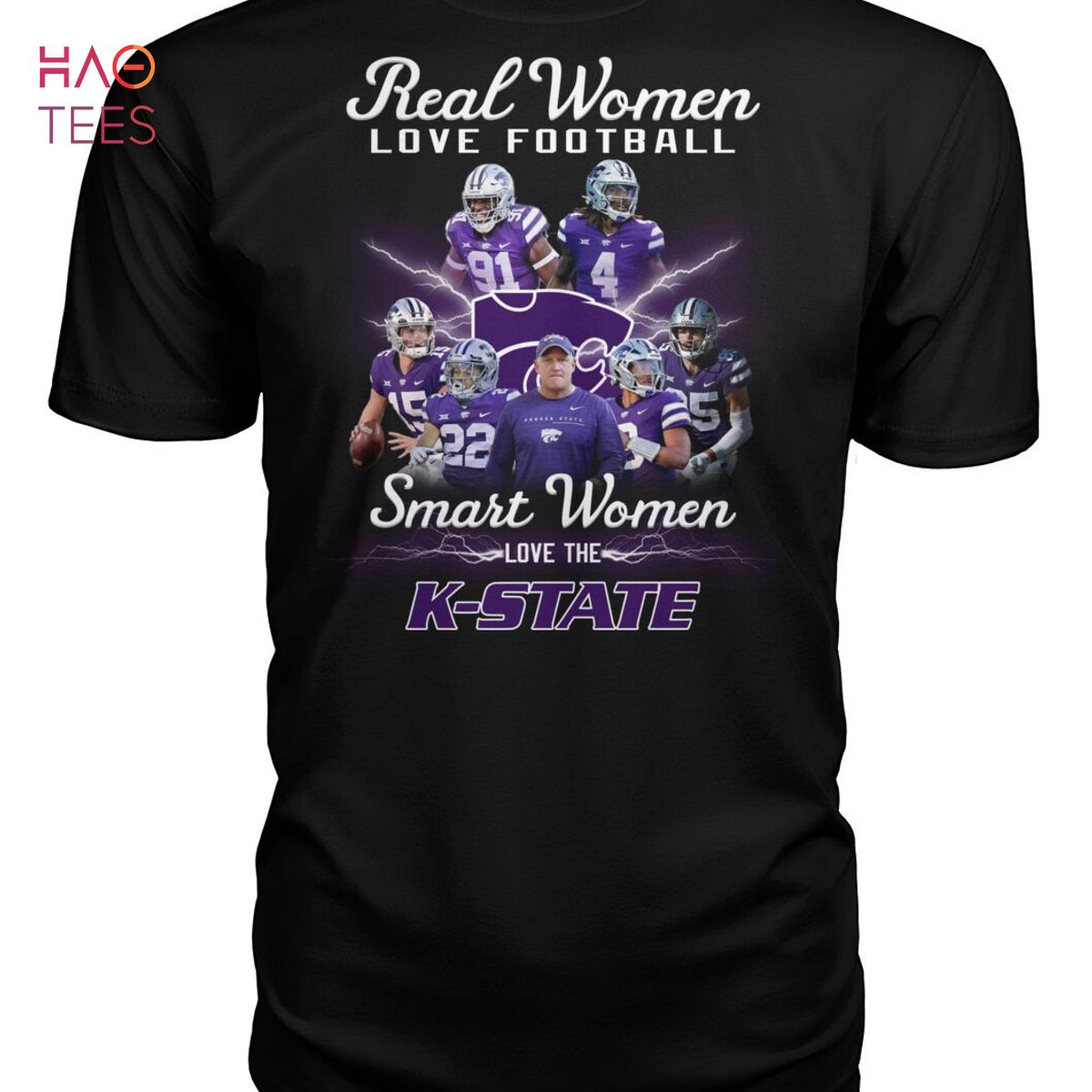 Real Women Love Football Smart Women Love The K State T Shirt Unisex T Shirt