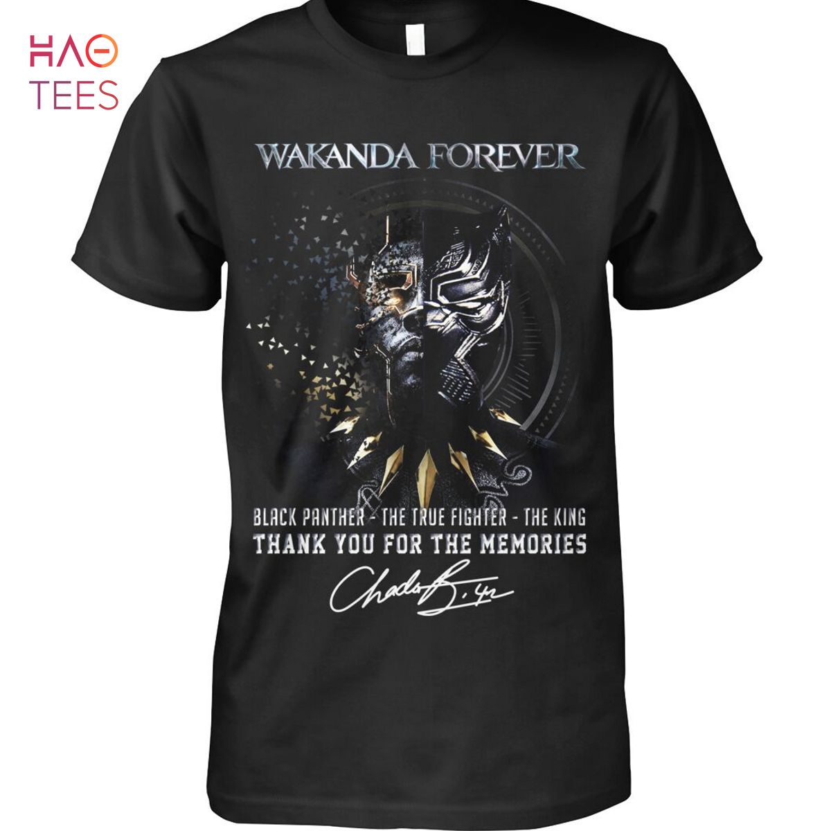 Wakanda Forever Black Panther The True Fighter The King Thank You For The Memories T Shirt
