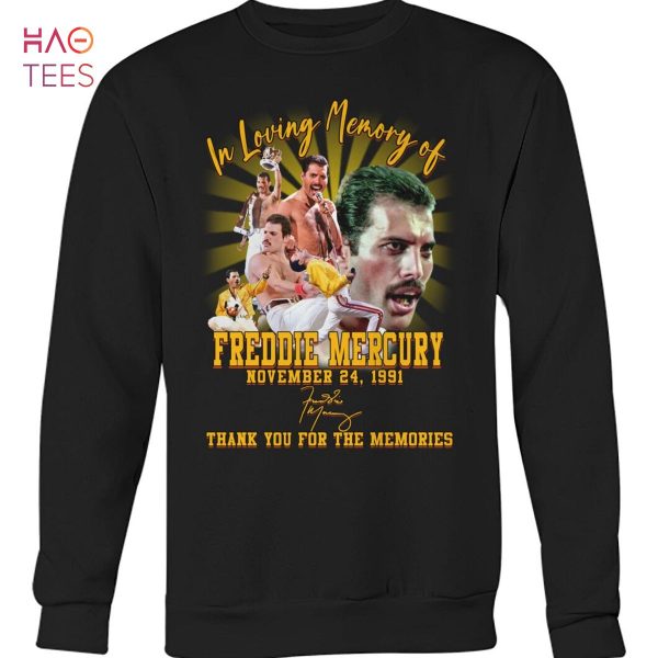 Freddie Mercury November 24 1991 Thank You For The Memories T Shirt Unisex T Shirt