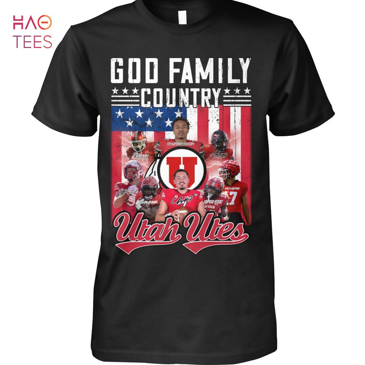 God Family Country Utah Utes T Shirt Unisex T Shirt