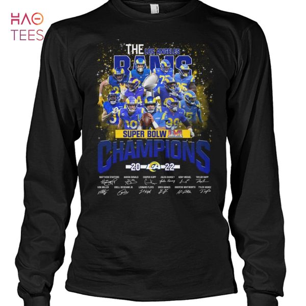 The Los Angeles Rams Super Bolw Champions 2022 T Shirt Unisex T Shirt