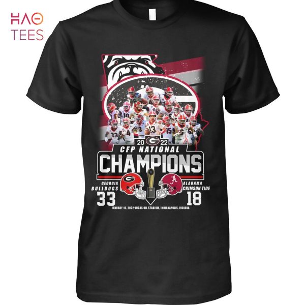2022 CFP National Champions Georgia Bulldogs T Shirt Unisex T Shirt
