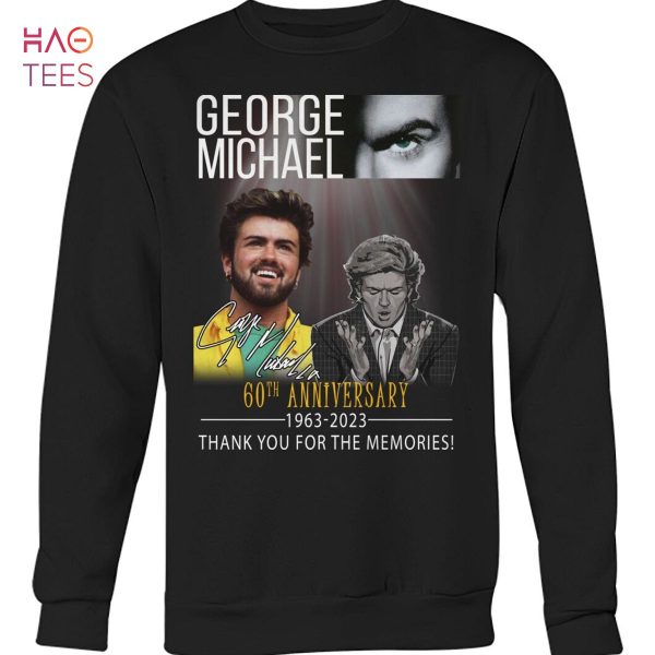 George Michael 60 Anniversary 1963 2023 Thank You For The Memories T Shirt Unisex T Shirt